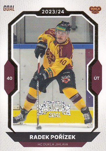 POŘÍZEK Radek GOAL Cards 2023/2024 č. 98 EXPO Perleť /6