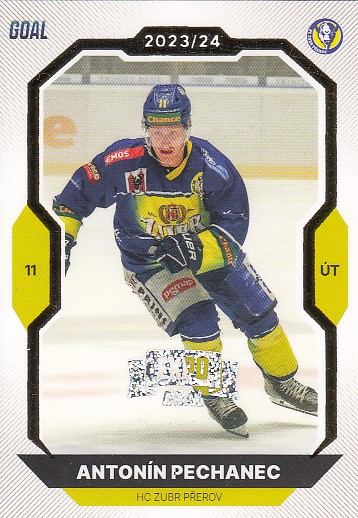PECHANEC Antonín GOAL Cards 2023/2024 č. 107 EXPO Perleť /6