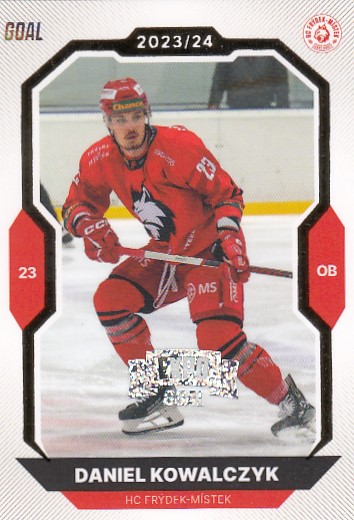 KOWALCZYK Daniel GOAL Cards 2023/2024 č. 117 EXPO Perleť /6