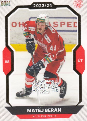 BERAN Matěj GOAL Cards 2023/2024 č. 138 EXPO Perleť /6