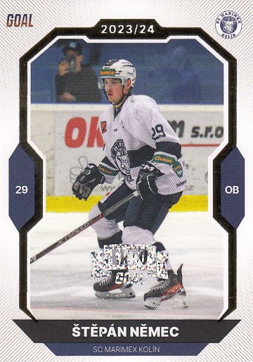 NĚMEC Štěpán GOAL Cards 2023/2024 č. 146 EXPO Perleť /6