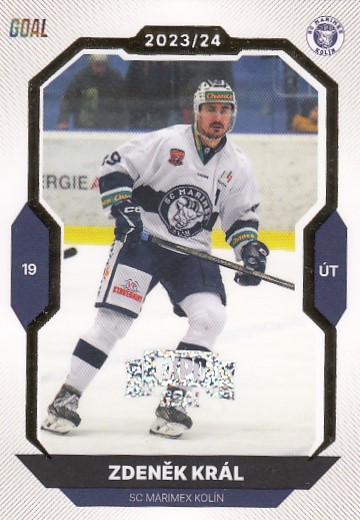 KRÁL Zdeněk GOAL Cards 2023/2024 č. 150 EXPO Perleť /6