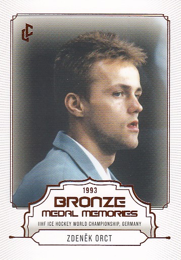 ORCT Zdeněk Legendary Cards Bronze Medal Memories 1993 č. 3 Red /49