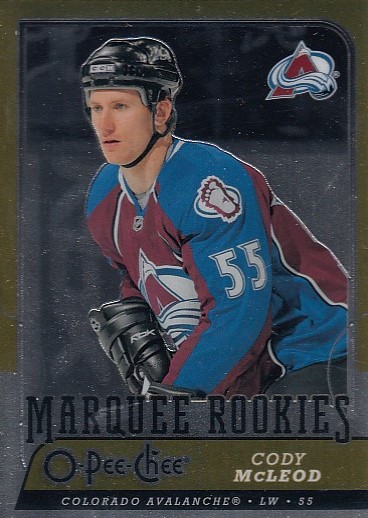 MCLEOD Cody O-Pee-Chee 2008/2009 č. 547 Marquee Rookie Metal