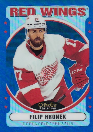 HRONEK Filip O-Pee-Chee Platinum 2021/2022 R-45 Retro Blue Rainbow /199