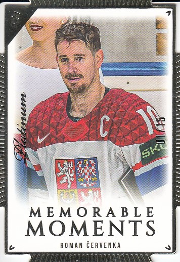 ČERVENKA Roman LC Memorable Moments MO-13 Platinum Die-Cut /15