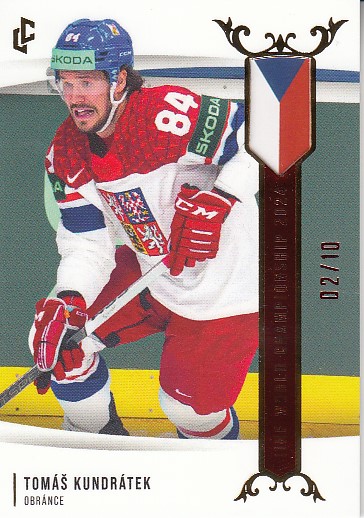 KUNDRÁTEK Tomáš LC Golden IIHF World Championship 2024 WCH-08 Red /10