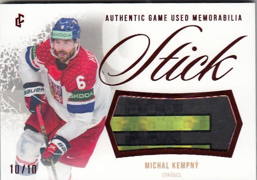 KEMPNÝ Michal LC Golden 2024 Authentic Game Used Memorabilia GUS-02 Red /10