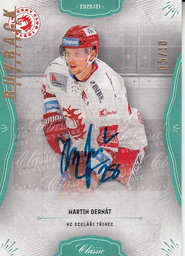 GERNÁT Martin OFS 2020/2021 č. 10 Blue Buyback Signature /10