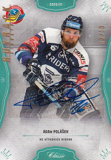 POLÁŠEK Adam OFS 2020/2021 č. 89 Blue Buyback Signature /10