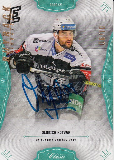 KOTVAN Oldrich OFS 2020/2021 č. 274 Blue Buyback Signature /10