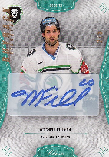 FILLMAN Mitchell OFS 2020/2021 č. 106 Blue Buyback Signature /5