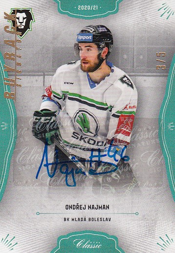 NAJMAN Ondřej OFS 2020/2021 č. 111 Blue Buyback Signature /5