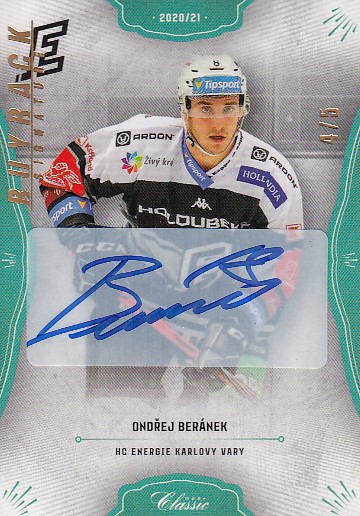 BERÁNEK Ondřej OFS 2020/2021 č. 161 Blue Buyback Signature /5