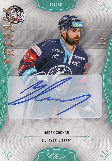 ZACHAR Marek OFS 2020/2021 č. 207 Blue Buyback Signature /5