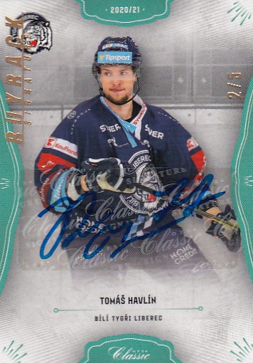HAVLÍN Tomáš OFS 2020/2021 č. 209 Blue Buyback Signature /5