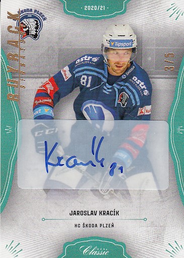 KRACÍK Jaroslav OFS 2020/2021 č. 45 Blue Buyback Signature /5