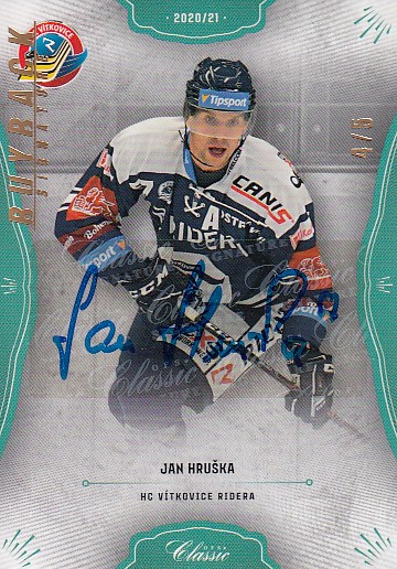 HRUŠKA Jan OFS 2020/2021 č. 334 Blue Buyback Signature /5