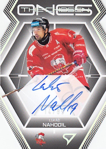 NAHODIL Lukáš SPORTZOO 2024/2025 The Chosen Ones COS-LH Die Cut Auto /89