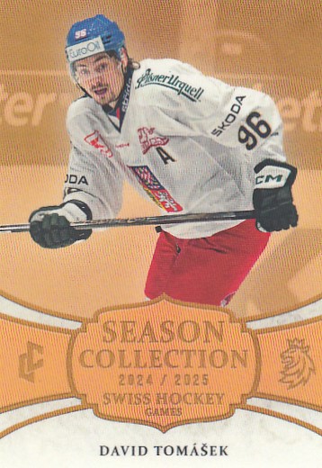 TOMÁŠEK David LC Season Collection 2024/2025 Swiss Hockey Games SHG-24 Gold