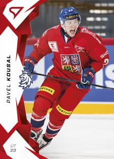 KOUSAL Pavel SportZoo Hokejové Česko 2025 č. 44 Red