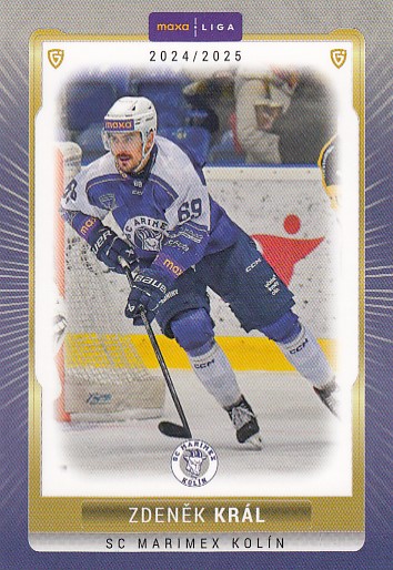 KRÁL Zdeněk GOAL cards 2024/2025 č. KOL-30