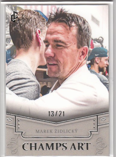 ŽIDLICKÝ Marek LC Season Collection 2024/2025 Champs Art CHA-29 Clear Frame Platinum /21