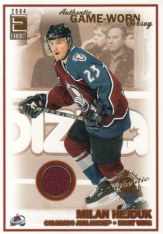 HEJDUK Milan Pacific Exhibit 2003/2004 Game-Worn Jersey Oversized č. 204 /550