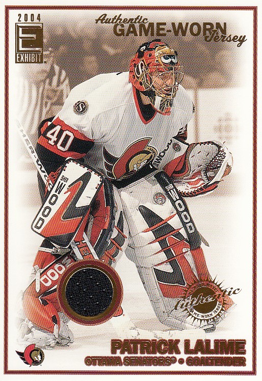 LALIME Patrick Pacific Exhibit 2003/2004 Game-Worn Jersey Oversized č. 184 /955