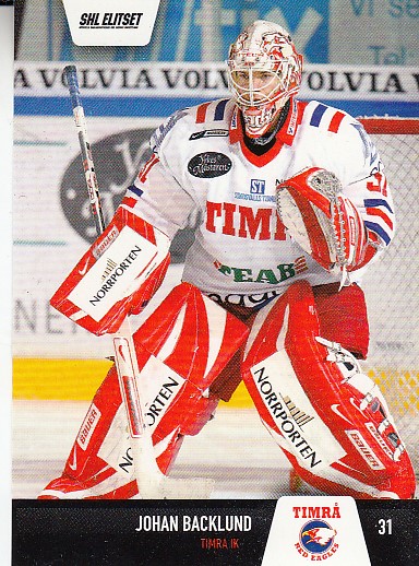 BACKLUND Johan SHL 2008/2009 č. 277