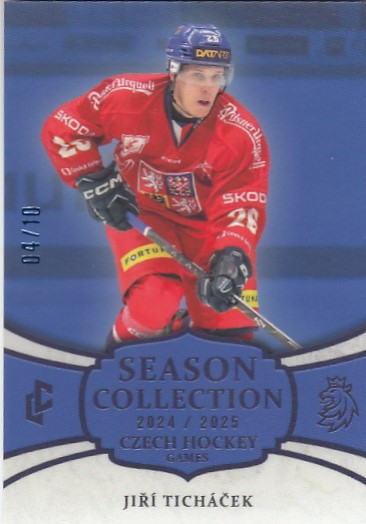 TICHÁČEK Jiří LC Season Collection 2024/2025 Czech Hockey Games CHG-06 Blue /10