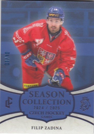 ZADINA Filip LC Season Collection 2024/2025 Czech Hockey Games CHG-16 Blue /10