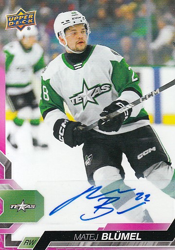 BLÜMEL Matěj UD AHL 2024/2025 č. 97 Autographs