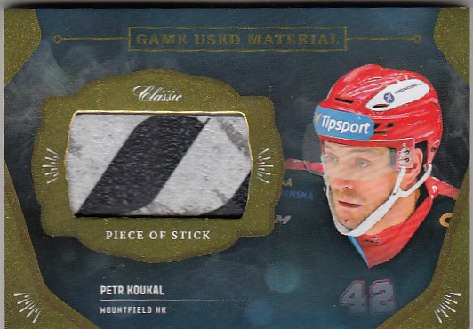 KOUKAL Petr OFS Classic 2020/2021 Game Used Material GUM-PKO PROMO