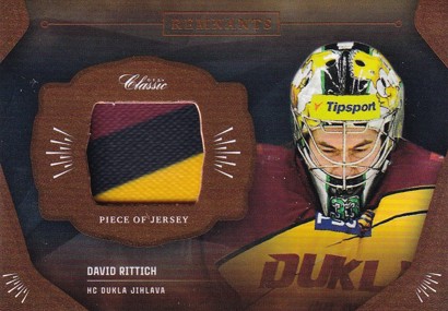 RITTICH David OFS Classic 2020/2021 Game Used Remnants RPS-DRI PROMO