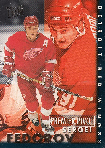 FEDOROV Sergei Fleer Ultra 1995/1996 Premier Pivot č. 1