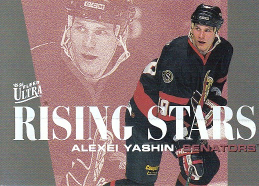 YASHIN Alexei Fleer Ultra 1995/1996 Rising Stars č. 9