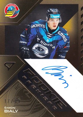 BIALY Šimon SPORTZOO 2024/2025 Rookie Premiere Signature RPS-SB /39