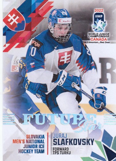SLAFKOVSKÝ Juraj BYcards 2022 IIHF/WJC/2022-41 Future Star