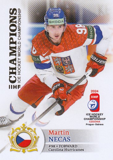 NEČAS Martin BYcards 2024 WCH č. 25 Champions