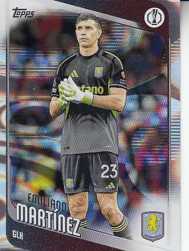 MARTINEZ Emiliano Topps 2025/2026 č. 75 Raindrop