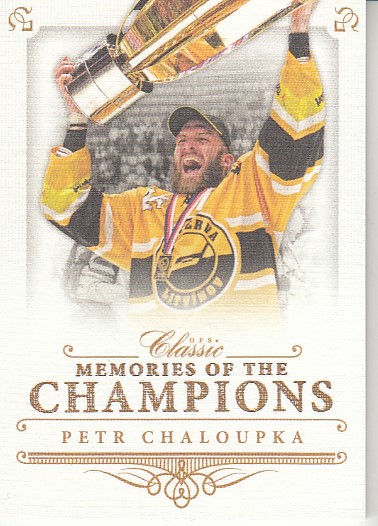 CHALOUPKA Petr Memories of the Champions MOC-03 PROMO CANVAS