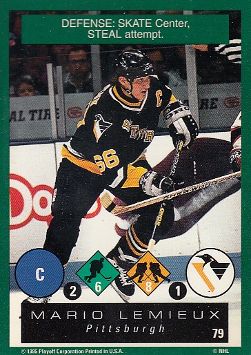 LEMIEUX Mario PlayOff One on One 1995/1996 č. 79