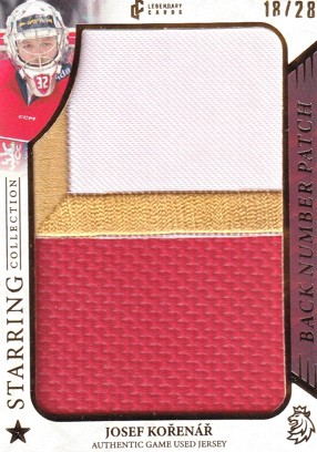 KOŘENÁŘ Josef LC Season Collection 2024/2025 Starring Collection SC-JK BACK NUMBER PATCH /28