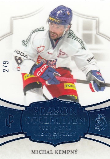 KEMPNÝ Michal LC Season Collection 2024/2025 Czech Hockey Games CHG-01 Collectors Blue /9