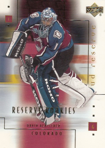 AEBISCHER David UD Reserve 2000/2001 č. 91 Rookie