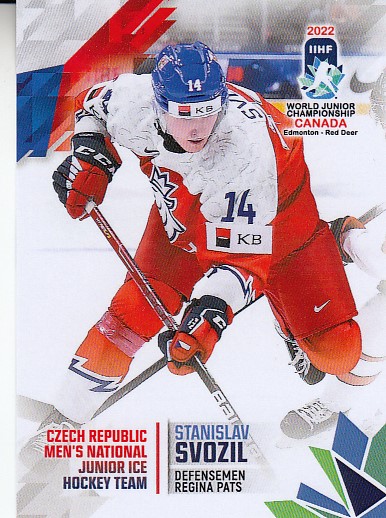 SVOZIL Stanislav BYcards 2022 IIHF/WJC/2022-107