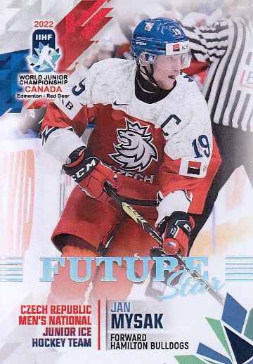 MYŠÁK Jan BYcards 2022 IIHF/WJC/2022-114 Future Star