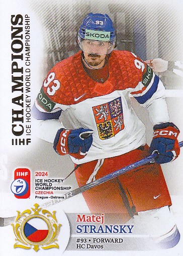 STRÁNSKÝ Matěj BYcards 2024 WCH č. 22 Champions