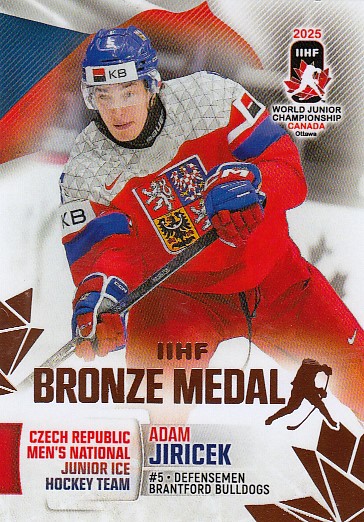 JIŘÍČEK Adam BYcards 2025 WJCH č. 58 Bronze Medal